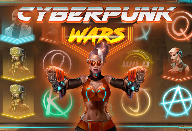 Cyberpunk Wars - Woohoo slot at Cocoa Casino Casino